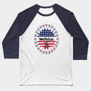 Unicorn America 4th Of July Baseball T-Shirt